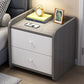 Engineered Wood Bed Nightstand Modern Accent Table Nightstand for Bedroom Grey 1 Piece 2 Clearhalo 'Bedroom Furniture' 'furn' 'furn_night_stand' 'Furniture' 'night_stand' 'Nightstands' 6470049