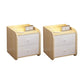 Engineered Wood Bed Nightstand Modern Accent Table Nightstand for Bedroom Wood 2 Piece Set 2 Clearhalo 'Bedroom Furniture' 'furn' 'furn_night_stand' 'Furniture' 'night_stand' 'Nightstands' 6470060