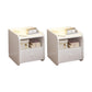 Engineered Wood Bed Nightstand Modern Accent Table Nightstand for Bedroom White 2 Piece Set 1 Clearhalo 'Bedroom Furniture' 'furn' 'furn_night_stand' 'Furniture' 'night_stand' 'Nightstands' 6470068