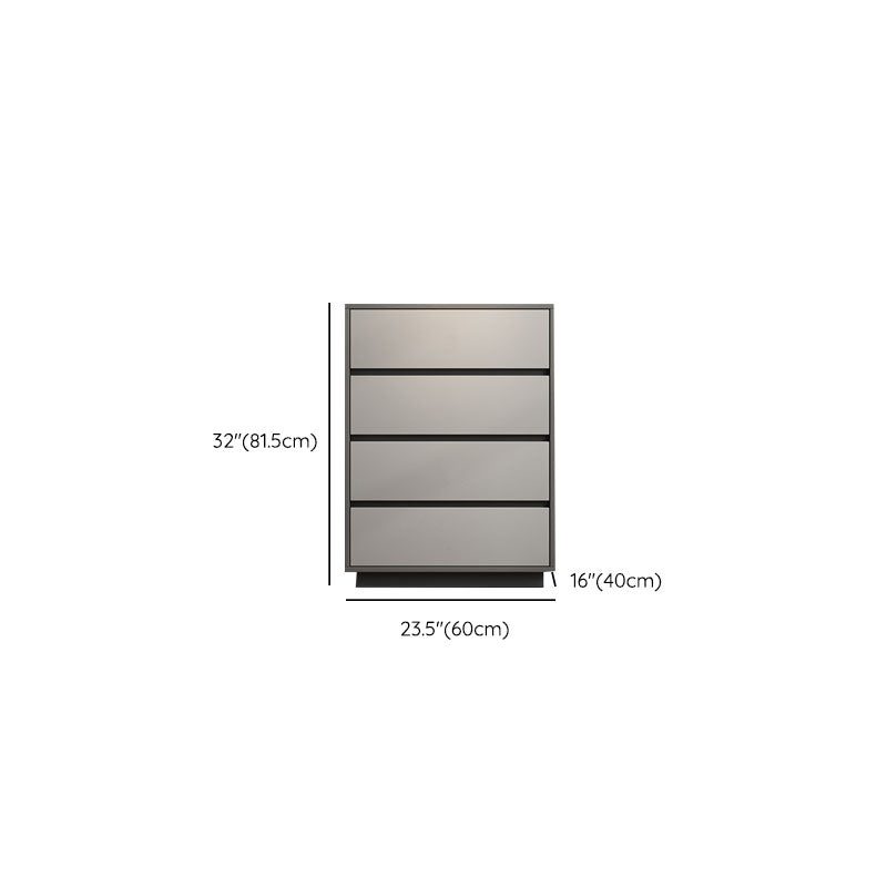 15.6-inch Width Stone Dresser Classic Glam Storage Chest Dresser with 4/5 Drawers Clearhalo 'Bedroom Furniture' 'Dressers & Chests' 'dressers_chests' 'furn' 'furn_dressers_chests' 'Furniture' 6470350