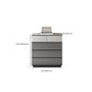 15.6-inch Width Stone Dresser Classic Glam Storage Chest Dresser with 4/5 Drawers Clearhalo 'Bedroom Furniture' 'Dressers & Chests' 'dressers_chests' 'furn' 'furn_dressers_chests' 'Furniture' 6470352