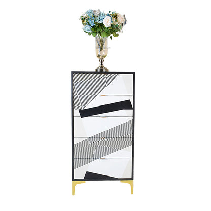 15.6-inch W Solid Wood Storage Chest Classic Glam Dresser with 3/5/6 Drawers 5 Clearhalo 'Bedroom Furniture' 'Dressers & Chests' 'dressers_chests' 'furn' 'furn_dressers_chests' 'Furniture' 6470368