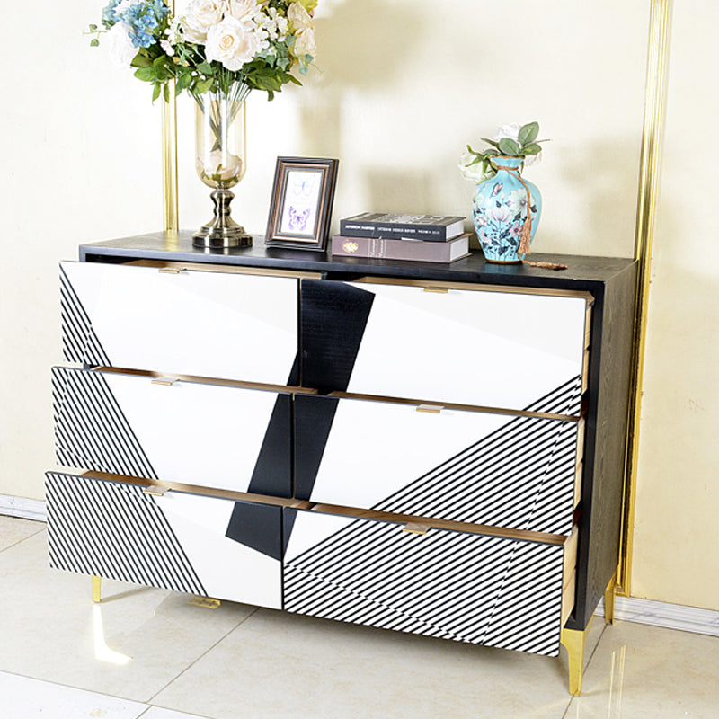 15.6-inch W Solid Wood Storage Chest Classic Glam Dresser with 3/5/6 Drawers Clearhalo 'Bedroom Furniture' 'Dressers & Chests' 'dressers_chests' 'furn' 'furn_dressers_chests' 'Furniture' 6470383