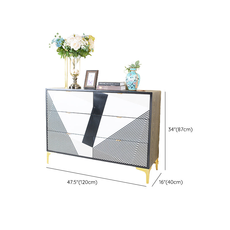 15.6-inch W Solid Wood Storage Chest Classic Glam Dresser with 3/5/6 Drawers Clearhalo 'Bedroom Furniture' 'Dressers & Chests' 'dressers_chests' 'furn' 'furn_dressers_chests' 'Furniture' 6470386