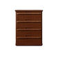 Contemporary Walnut Wood Storage Chest Vertical Chest in Brown with Drawers 4 Clearhalo 'Bedroom Furniture' 'Dressers & Chests' 'dressers_chests' 'furn' 'furn_dressers_chests' 'Furniture' 6470403
