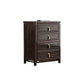 Glam Solid Wood Storage Chest Home Chest in Brown with Drawers 4 Clearhalo 'Bedroom Furniture' 'Dressers & Chests' 'dressers_chests' 'furn' 'furn_dressers_chests' 'Furniture' 6470417