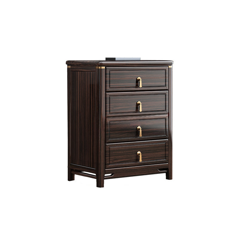Glam Solid Wood Storage Chest Home Chest in Brown with Drawers 4 Clearhalo 'Bedroom Furniture' 'Dressers & Chests' 'dressers_chests' 'furn' 'furn_dressers_chests' 'Furniture' 6470417