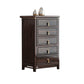 Glam Solid Wood Storage Chest Home Chest in Brown with Drawers 5 Clearhalo 'Bedroom Furniture' 'Dressers & Chests' 'dressers_chests' 'furn' 'furn_dressers_chests' 'Furniture' 6470418
