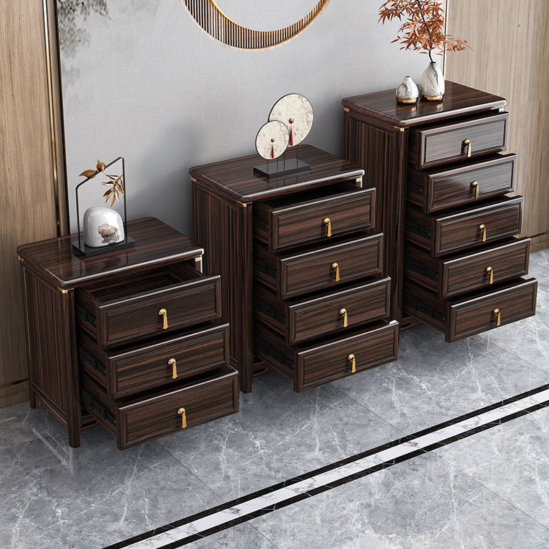 Glam Solid Wood Storage Chest Home Chest in Brown with Drawers Clearhalo 'Bedroom Furniture' 'Dressers & Chests' 'dressers_chests' 'furn' 'furn_dressers_chests' 'Furniture' 6470421