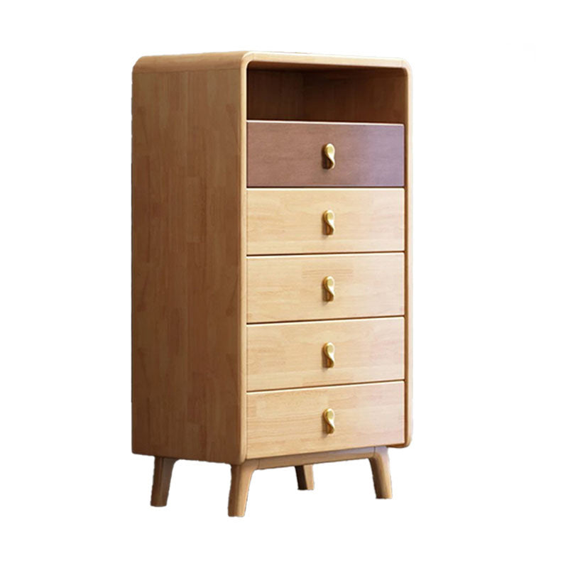 Glam Solid Wood Storage Chest Home Vertical Chest with Drawers 5 Clearhalo 'Bedroom Furniture' 'Dressers & Chests' 'dressers_chests' 'furn' 'furn_dressers_chests' 'Furniture' 6470435