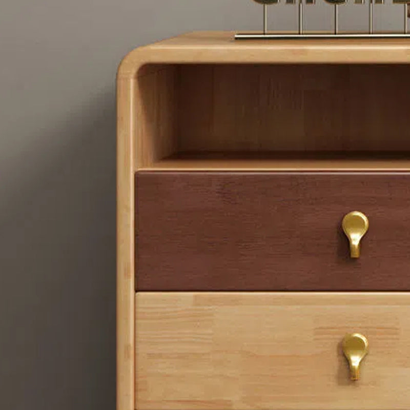 Glam Solid Wood Storage Chest Home Vertical Chest with Drawers Clearhalo 'Bedroom Furniture' 'Dressers & Chests' 'dressers_chests' 'furn' 'furn_dressers_chests' 'Furniture' 6470443