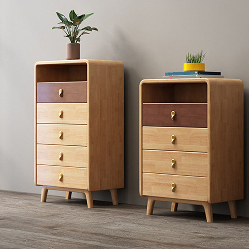 Glam Solid Wood Storage Chest Home Vertical Chest with Drawers Clearhalo 'Bedroom Furniture' 'Dressers & Chests' 'dressers_chests' 'furn' 'furn_dressers_chests' 'Furniture' 6470444
