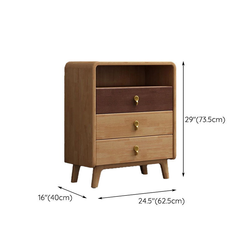 Glam Solid Wood Storage Chest Home Vertical Chest with Drawers Clearhalo 'Bedroom Furniture' 'Dressers & Chests' 'dressers_chests' 'furn' 'furn_dressers_chests' 'Furniture' 6470449