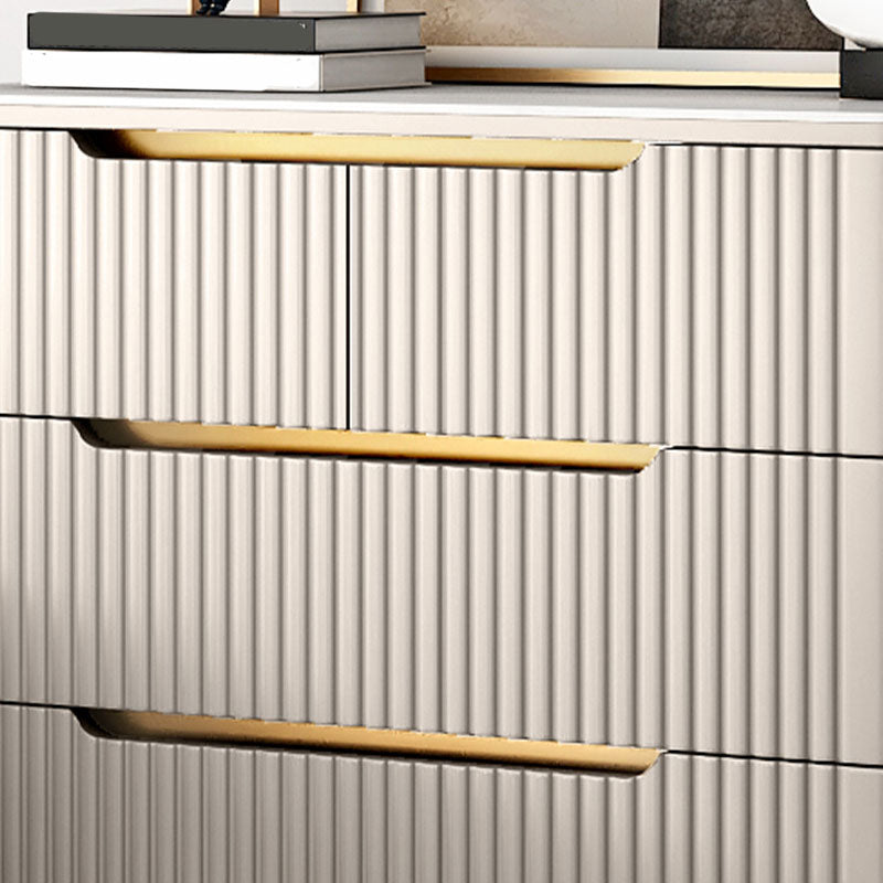 Glam verticale stenen opbergkist slaapkamer witte ladekast met lades