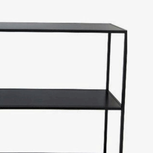 Iron Modern Console Table 9.84" W Frame Base Accent Table for Hall