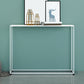 Iron Modern Console Table 9.84" W Frame Base Accent Table for Hall