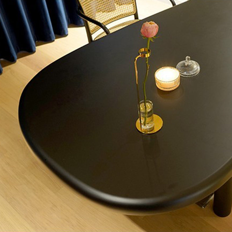 Industrial Writing Desk Solid Wood 29.5" Height Office Desk in Black with Legs Clearhalo 'furn' 'furn_office_desk' 'Furniture' 'Office Desks' 'Office Furniture' 'office_desk' 6471181