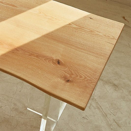 Modern Solid Wood Writing Desk 29.53-inch hoge kantoorbureau met acrylpoten