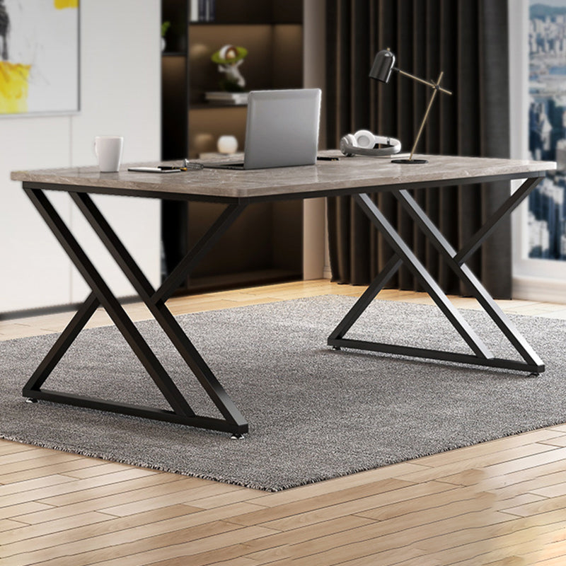 29.25-inch H Industrieel Writing Desk Stone Office Desk voor Home