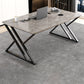 29.25-inch H Industrieel Writing Desk Stone Office Desk voor Home