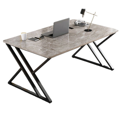 29.25-inch H Industrieel Writing Desk Stone Office Desk voor Home