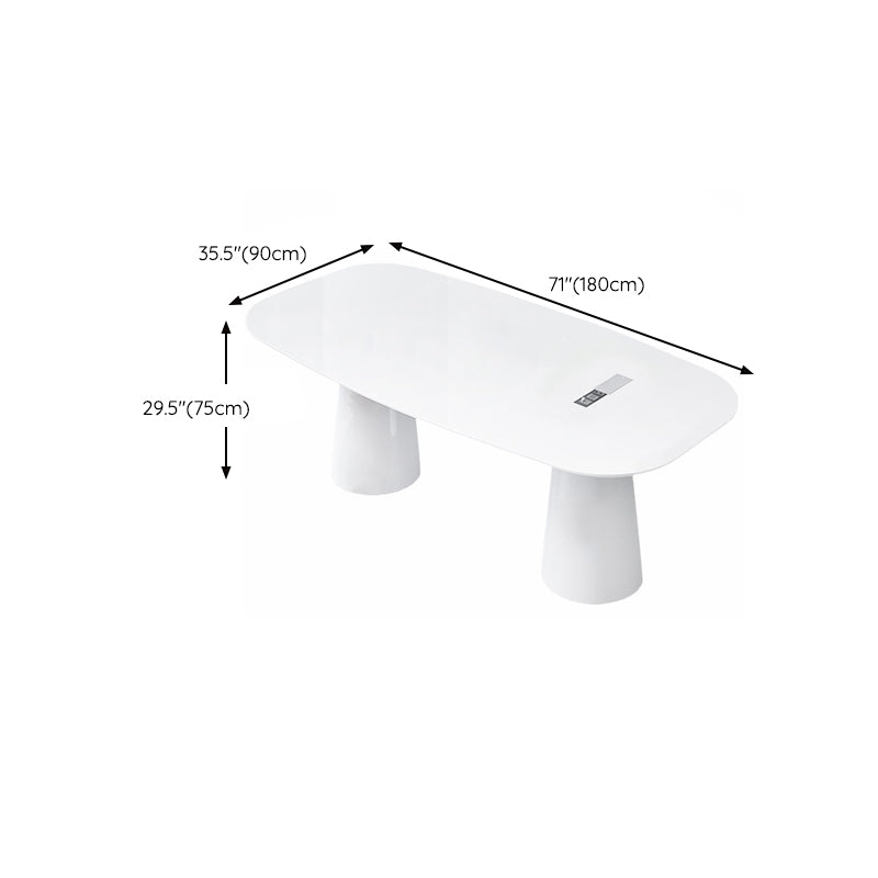 Modern Office Desk Gefabriceerd Wood Writing Desk voor Home Office