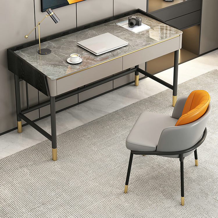 29.53 "h scrivania rettangolare contemporanea banchi di computer antichi