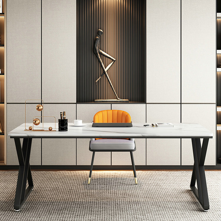 29.53 "H escritorio de oficina contemporáneo Acabado antiguo escritorio de computadora