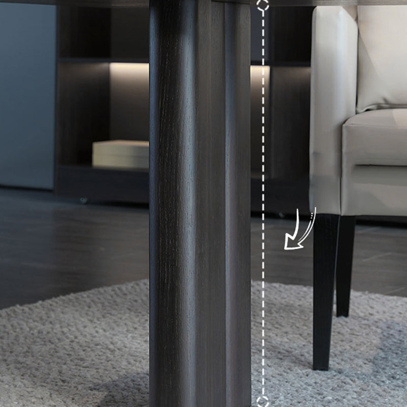 Eigentijdse schrijfbureau massief hout 29.5 "Hoogte kantoor bureau met benen