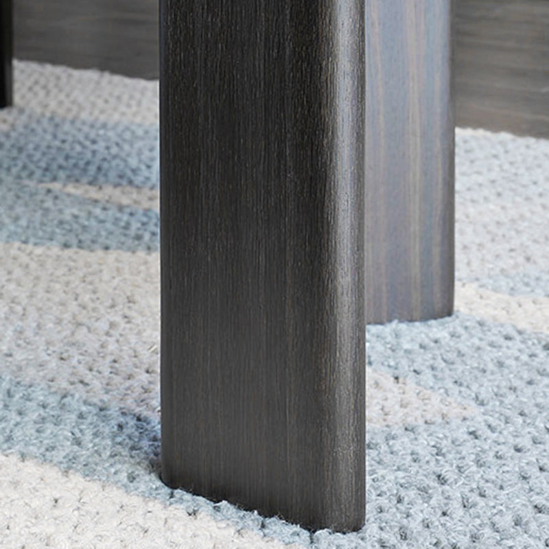 Eigentijdse schrijfbureau massief hout 29.5 "Hoogte kantoor bureau met benen