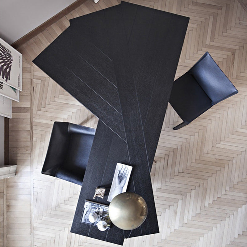 Eigentijdse schrijfbureau massief hout 29.5 "Hoogte kantoor bureau met benen