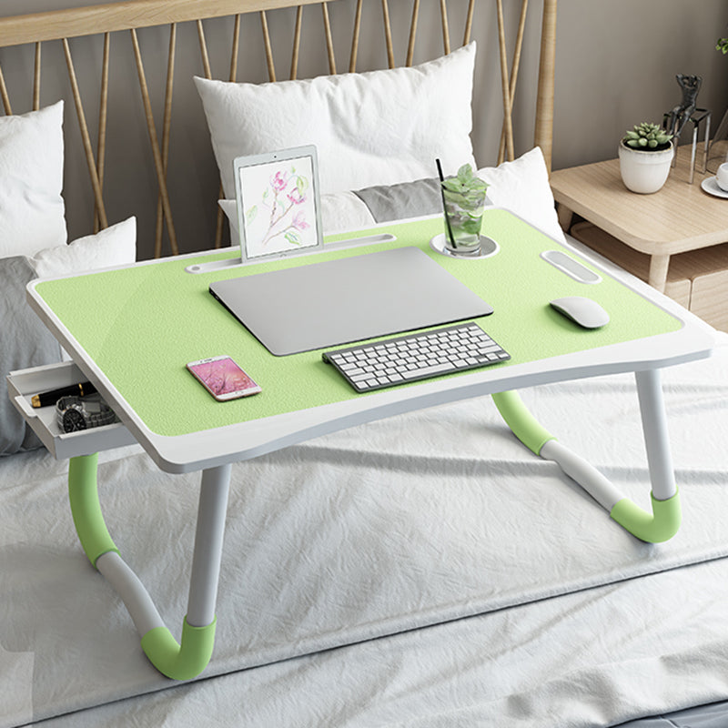 Contemporary Engineered Wood Writing Desk Bedroom Office Desk with Legs Green Drawers Clearhalo 'furn' 'furn_office_desk' 'Furniture' 'Office Desks' 'Office Furniture' 'office_desk' 6471462