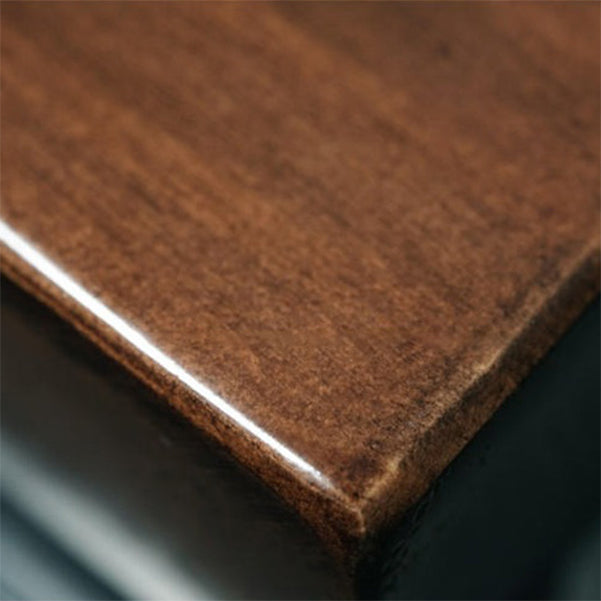 Bureau d'ordinateur en bois naturel bureau rectangulaire industriel