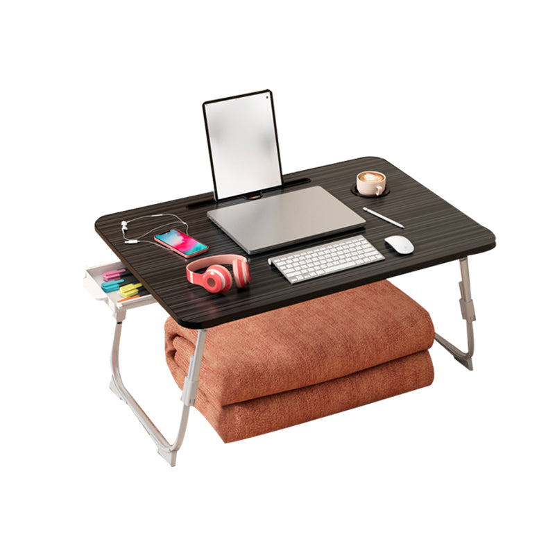 Contemporary Engineered Wood Writing Desk Bedroom Office Desk with White Legs Clearhalo 'furn' 'furn_office_desk' 'Furniture' 'Office Desks' 'Office Furniture' 'office_desk' 6471565