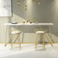 Glam Backrest Stools Metal Barstool with Gold Metal Legs for Bar Clearhalo 'Bar Furniture' 'Bar Stools' 'bar_stools' 'furn' 'furn_bar_stools' 'Furniture' 'Kitchen & Dining Furniture' 6471873