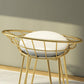 Glam Backrest Stools Metal Barstool with Gold Metal Legs for Bar Clearhalo 'Bar Furniture' 'Bar Stools' 'bar_stools' 'furn' 'furn_bar_stools' 'Furniture' 'Kitchen & Dining Furniture' 6471878