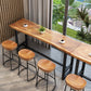 Solid Wood Dining Stool Contemporary Bar Stools with Footrest Clearhalo 'Bar Furniture' 'Bar Stools' 'bar_stools' 'furn' 'furn_bar_stools' 'Furniture' 'Kitchen & Dining Furniture' 6471958