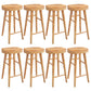 Solid Wood Dining Stool Contemporary Bar Stools with Footrest 8 Piece Set Four Legs Clearhalo 'Bar Furniture' 'Bar Stools' 'bar_stools' 'furn' 'furn_bar_stools' 'Furniture' 'Kitchen & Dining Furniture' 6471960