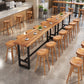 Solid Wood Dining Stool Contemporary Bar Stools with Footrest Clearhalo 'Bar Furniture' 'Bar Stools' 'bar_stools' 'furn' 'furn_bar_stools' 'Furniture' 'Kitchen & Dining Furniture' 6471972