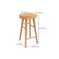 Solid Wood Dining Stool Contemporary Bar Stools with Footrest Clearhalo 'Bar Furniture' 'Bar Stools' 'bar_stools' 'furn' 'furn_bar_stools' 'Furniture' 'Kitchen & Dining Furniture' 6471976