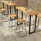 Contemporary Dining Stools Backless Bar Stools with Footrest Clearhalo 'Bar Furniture' 'Bar Stools' 'bar_stools' 'furn' 'furn_bar_stools' 'Furniture' 'Kitchen & Dining Furniture' 6472104