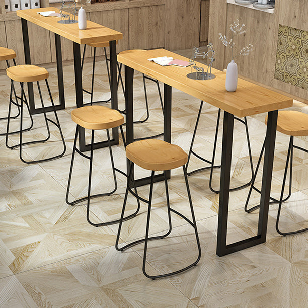 Contemporary Dining Stools Backless Bar Stools with Footrest Clearhalo 'Bar Furniture' 'Bar Stools' 'bar_stools' 'furn' 'furn_bar_stools' 'Furniture' 'Kitchen & Dining Furniture' 6472104