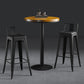 Industrial Style Metal Bar Stool Backrest Counter Stool for Restaurant and Bristol Clearhalo 'Bar Furniture' 'Bar Stools' 'bar_stools' 'furn' 'furn_bar_stools' 'Furniture' 'Kitchen & Dining Furniture' 6472181