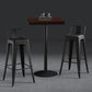 Industrial Style Metal Bar Stool Backrest Counter Stool for Restaurant and Bristol Clearhalo 'Bar Furniture' 'Bar Stools' 'bar_stools' 'furn' 'furn_bar_stools' 'Furniture' 'Kitchen & Dining Furniture' 6472183