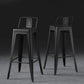 Industrial Style Metal Bar Stool Backrest Counter Stool for Restaurant and Bristol Clearhalo 'Bar Furniture' 'Bar Stools' 'bar_stools' 'furn' 'furn_bar_stools' 'Furniture' 'Kitchen & Dining Furniture' 6472185