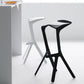 Tabouret de bar en plastique industriel Tabouret de hauteur de bar empilable d'intérieur