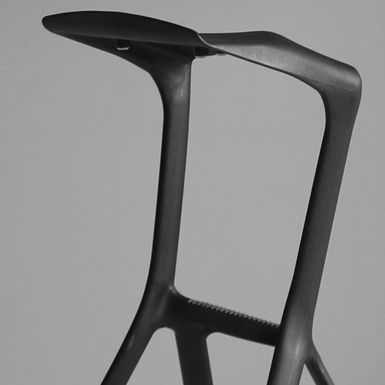 Tabouret de bar en plastique industriel Tabouret de hauteur de bar empilable d'intérieur