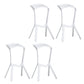 Tabouret de bar en plastique industriel Tabouret de hauteur de bar empilable d'intérieur