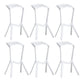 Tabouret de bar en plastique industriel Tabouret de hauteur de bar empilable d'intérieur