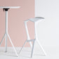 Tabouret de bar en plastique industriel Tabouret de hauteur de bar empilable d'intérieur
